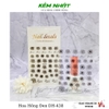 Sticker Dán Móng Hoa Hồng Đen DH-438