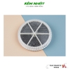 Set Bi Kim Loại Khay Tròn 6 Ngăn