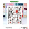 Sticker Dán Móng TEXTTAG