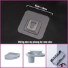 set 10 Miếng dán  VUÔNG GIỎ ĐỰNG GIẤY VỆ SINH