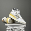 SZ 42 Adidas Forum 84 High 'White Grey Yellow' GY5727