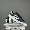 SZ 38.7 adidas Team Court 'Black White' EF6048