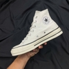 SZ36.5 Converse Chuck 70 High 'Scripted Signature Print - White Egret' 167696C 115107