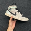 SZ40 NIKE Air Jordan 1 Mid 'Iridescent' BQ6472-602 095648