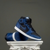 SZ41 Nike Air Jordan 1 Retro High OG 'Dark Marina Blue' 555088-404 036683
