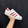 SZ38.7 adidas originals Superstar 'White Dark Red' GZ9156 0150294