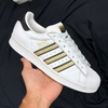 SZ40.7 adidas originals Superstar 'White Gold Black' FY1335 1251182