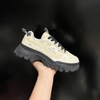 SZ 37.5 FILA Chunky vải da lộn kem F12W232173BWA