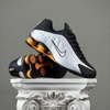 SZ43 Nike Shox R4 'Black Vast Grey Bright Mandarin' HQ1988-003 046324