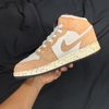 SZ38 Air Jordan 1 Mid SE 'Brushstroke Paint Splatter' DA8006-100 095787