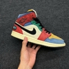 SZ40 Nike Air Jordan 1 Mid x Blue The Great 'Fearless' CU2805-100 125630