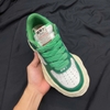 SZ38 Maison MIHARA YASUHIRO WAYNE VL OG Sole Leather Low-top Sneaker 'White Green' A09FW730-WHTGRN 065421