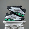 SZ41 Nike Shox R4 'Metallic Silver Green Shock' HQ1988-006 046305