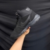 SZ44 Nike Hoodland Suede 'Triple Black' 654888-090 124015