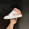 SZ 36.5 NIKE Air Jordan 1 Mid 'White Rose Gold' 555112-190