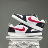 SZ44 Nike Court Borough Low 'White Black Red' 838937-102 096145