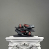 SZ27 Gucci Black Leather Sandals 106544