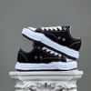 SZ37 Maison MIHARA YASUHIRO PETERSON OG Sole Canvas Low 'Black' A01FW702-BLK 056064