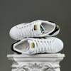 SZ42 adidas originals Superstar 'White Gold Black' FY1335 046455