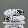 SZ42 adidas Superstar 'Logo Stripes - White Black' H68101 036960