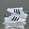 SZ42 adidas Superstar 'Logo Stripes - White Black' H68101 036960