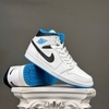 SZ44 Nike Air Jordan 1 Mid 'Laser Blue' 554724-141 095021