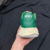 SZ38 Maison MIHARA YASUHIRO WAYNE VL OG Sole Leather Low-top Sneaker 'White Green' A09FW730-WHTGRN 065421