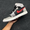 SZ40.5 Air Jordan 1 High Zoom Air CMFT 2 'Black Fire Red Cement' DV1307-060 095172