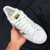 SZ40.7 adidas originals Superstar 'White Gold Black' FY1335 1251182
