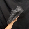 SZ42 adidas Superstar 'Allover Debossed Trefoils - Black' GY0026 1251176