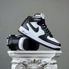 SZ41 Nike x Stussy Air Force 1 Mid 'Black White' DJ7840-002 046292