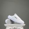 SZ40 Reebok Club C 85 Mule Slip-On Shoes White FX4219 035839