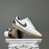 SZ43 Nike Court Vision Low 'Sail Burgundy Crush Gum' HV2530-101 066501