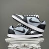 SZ43 Nike Ebernon Low Premium 'White Black' AQ1774-102 066532