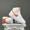 SZ38 Nike Air Force 1 High 'White Orange Pearl' 334031-118