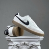 SZ44 Nike Court Vision Low Shoes 'Sail Light Brown White Black' FQ8075-133 076350