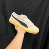 SZ 40.5 PUMA Capri Royale Suede Vintage 'Beige Navy' 396324-01
