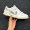 SZ40 Nike Dunk Low 'Rainbow Swoosh' FN4861-100 095187