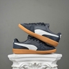 SZ38 Puma Palermo Leather Black Feather Grey Gum 396464-03 066873