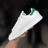 SZ36.7 adidas Stan Smith 'Embossed Graphics - White Green' FX5674 026655