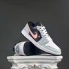 SZ42 Nike Air Jordan 1 Low 'Grey Fog Bleached Coral' 553558-062 105896