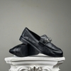 SZ38.5 Boots Loafers Black 095794