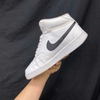 SZ40.5 Nike Court Vision Mid Next Nature 'White Black' DN3577-101 015216