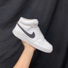 SZ40.5 Nike Court Vision Mid Next Nature 'White Black' DN3577-101 015216