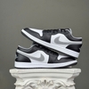 SZ42 NIKE Air Jordan 1 Low 'Black White Grey' 553558-040 066953