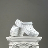 SIZE 4 > 10 DÉP CROCS BAYA CLOG TIE-DYE WHITE GREY