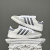 SZ40 adidas originals Team Court Shoes White/Grey FY5370 076078