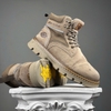 SZ44 Dickies Leather Martin Boots Wheat 055576	d
