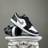 SIZE 43 NIKE AIR Jordan 1 Low Black White Grey 553558-040