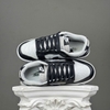 SZ42 Nike Dunk Low 'Chenille Swoosh - Black Grey Fog' DQ7683-001 066735